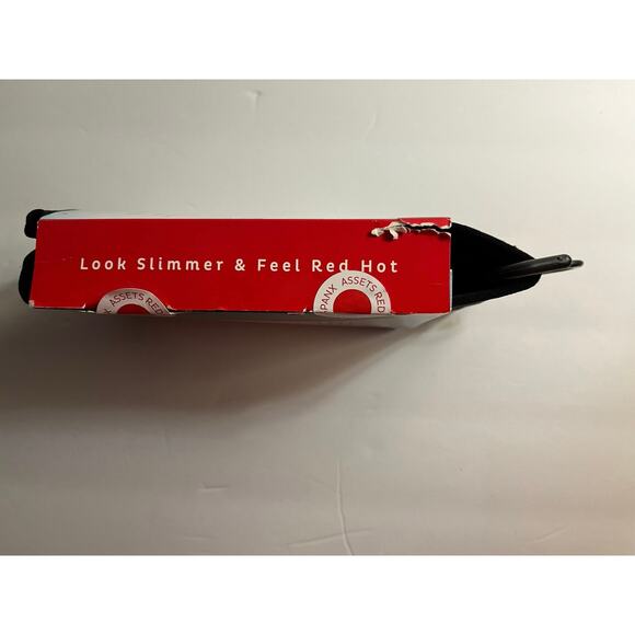 Spanx Red Hot Label Assets Original Shaping Tights Size 5/E Black Tummy Control - Picture 5 of 6